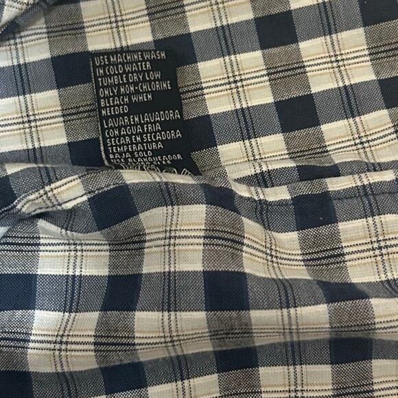 Y2K Vintage Men Phat Farm Plaid Button Up Shirt 4X‎ Hip Hop Oversized Streetwear - Picture 8 of 9